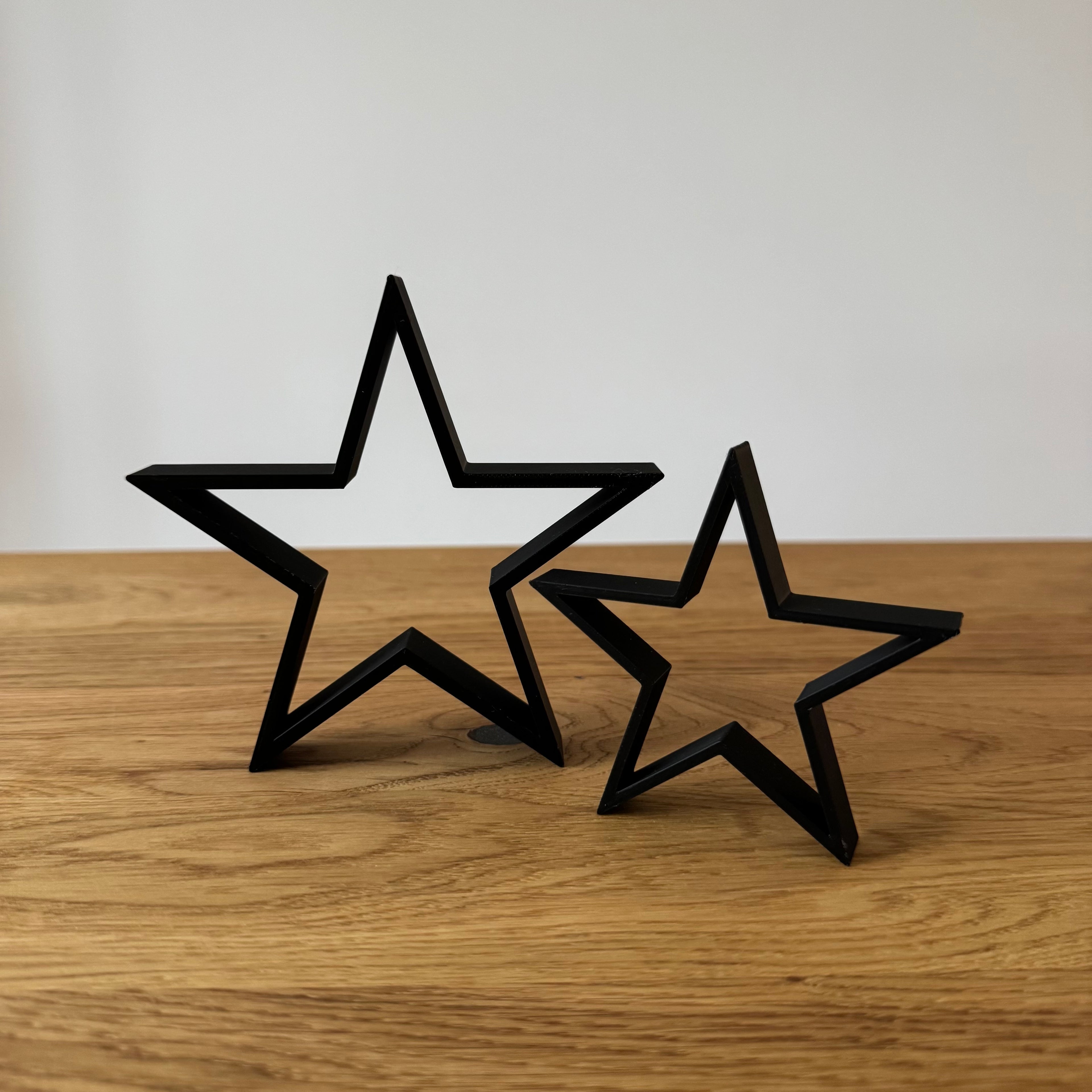 Minimalistische Sterne Set klein und groß