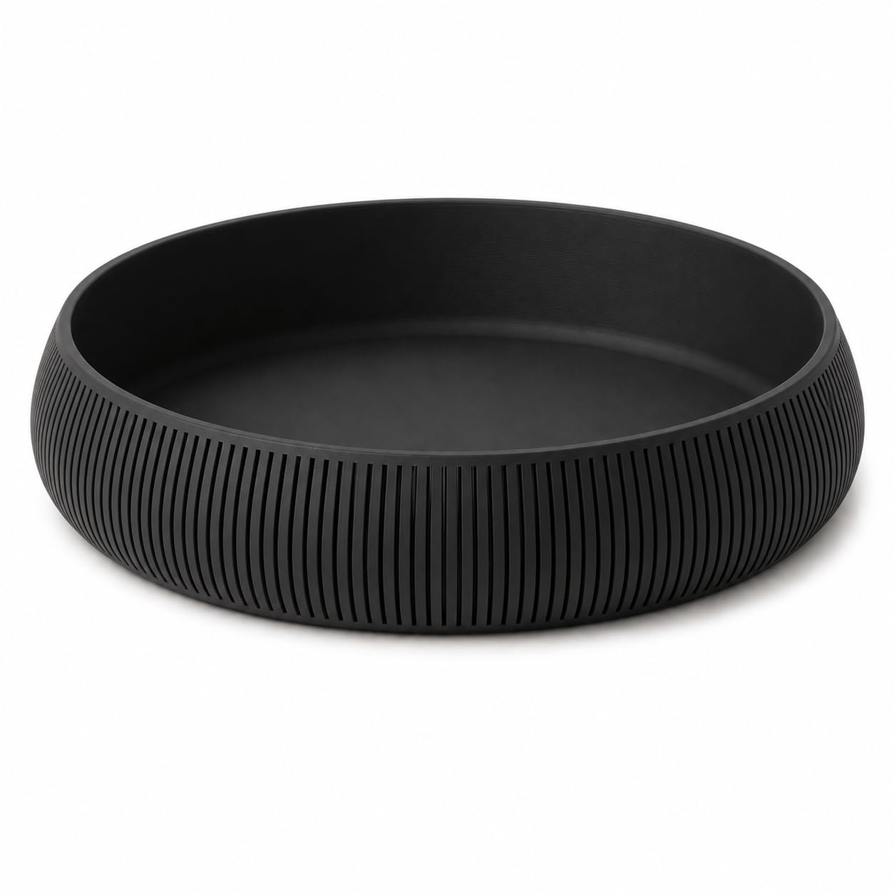 Japandi Allzweckschale Ø 17,5 cm – Moderne Organizer Schale aus PLA Matte – Runde Dekoschale im Scandi Design für Schlüssel, Schmuck, Büro & Wohnaccessoires (hellbeige)