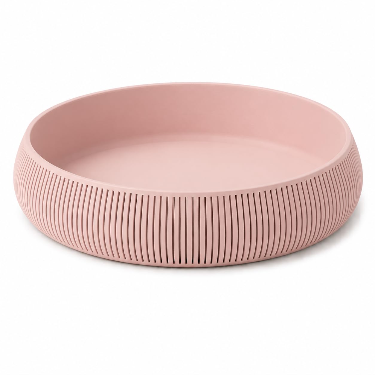 Japandi Allzweckschale Ø 17,5 cm – Moderne Organizer Schale aus PLA Matte – Runde Dekoschale im Scandi Design für Schlüssel, Schmuck, Büro & Wohnaccessoires (hellbeige)