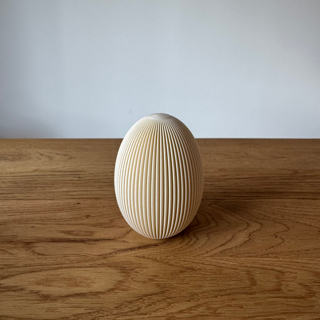 Ostereier 3er Set im gerippten Scandi-Stil