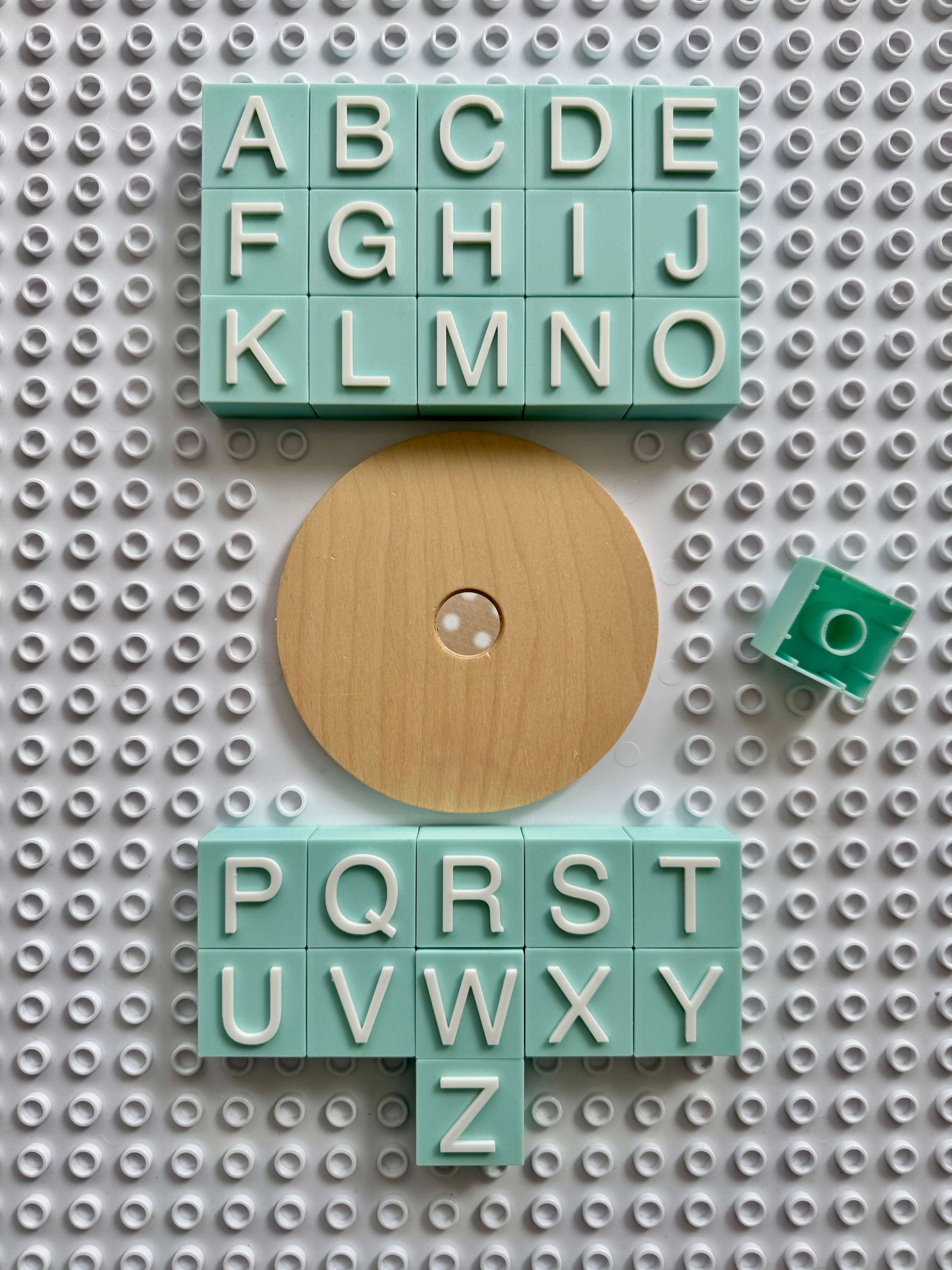 Klemmbuchstaben / Klemmbausteine Alphabet 26 Teile