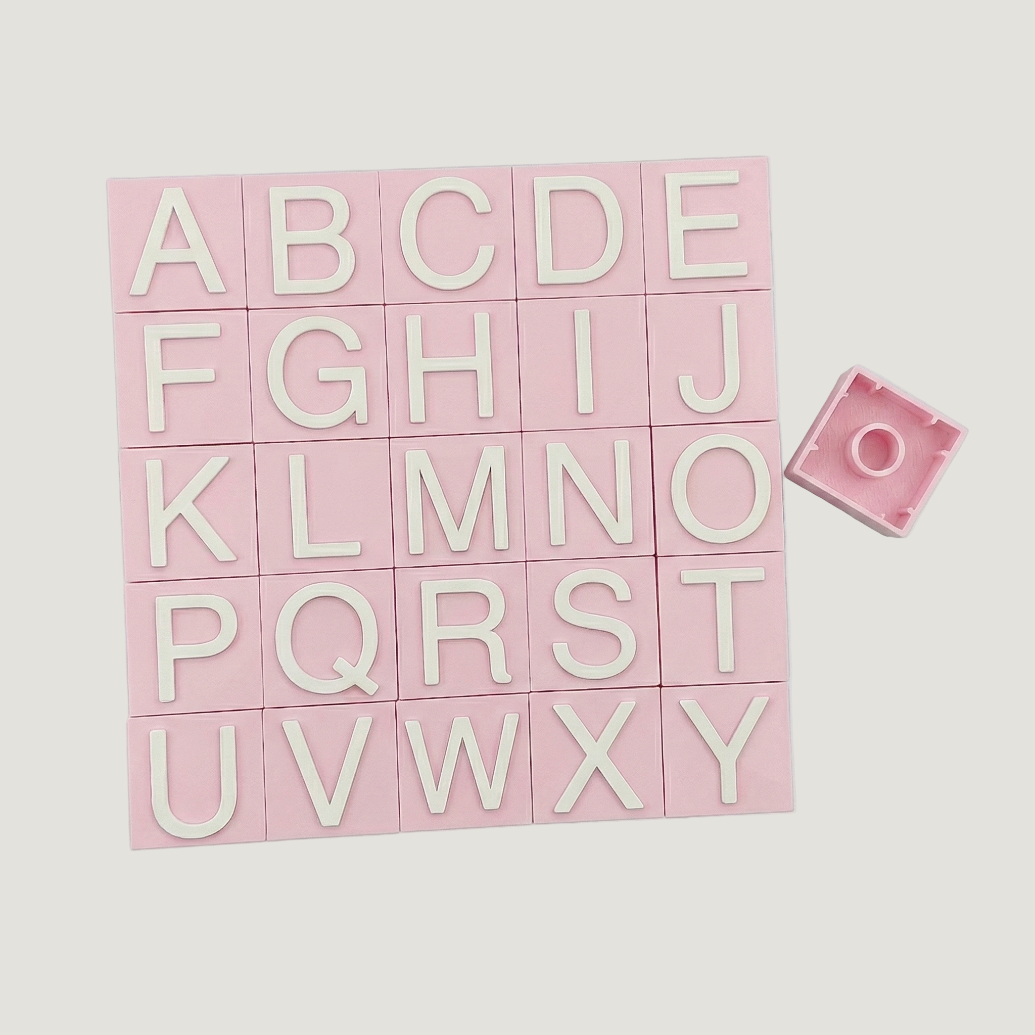 Klemmbuchstaben / Klemmbausteine Alphabet 26 Teile