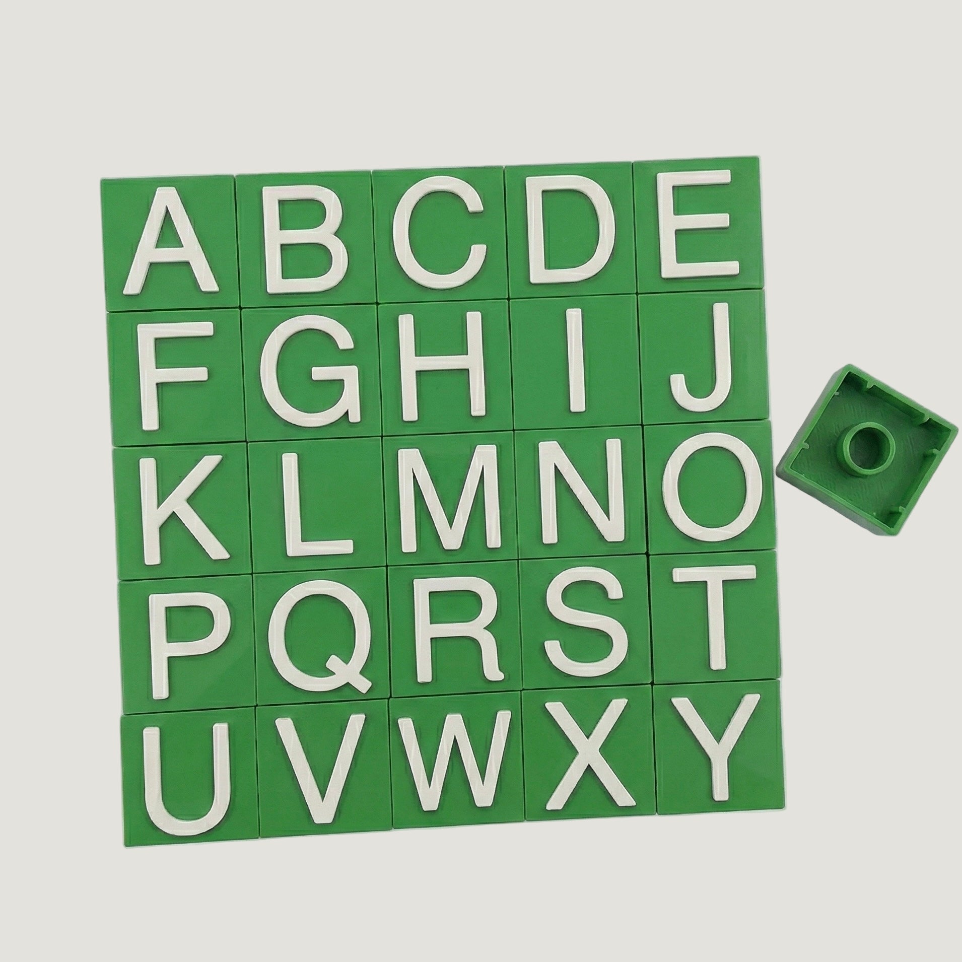 Klemmbuchstaben / Klemmbausteine Alphabet 26 Teile