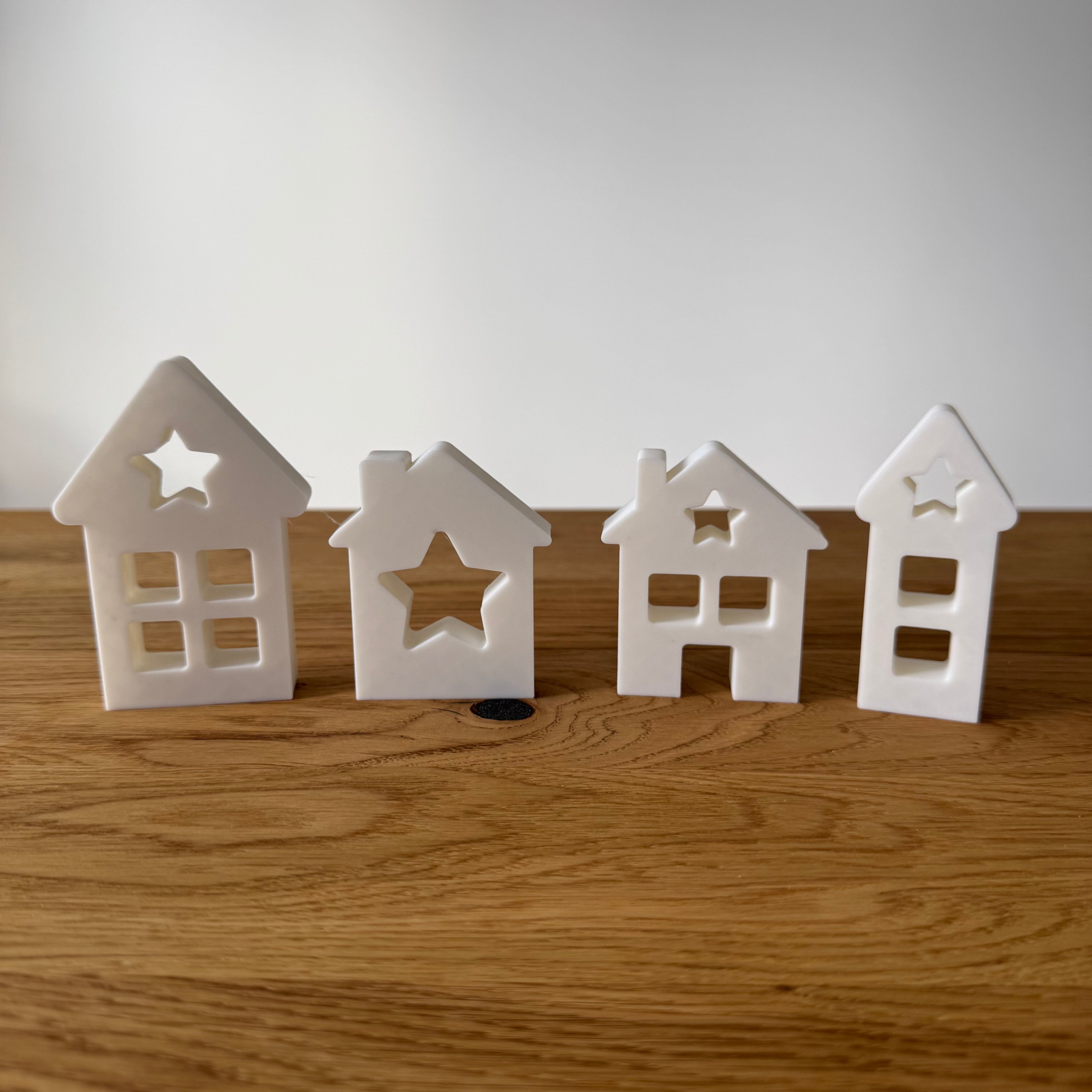 Weihnachtshäuser 4er Set