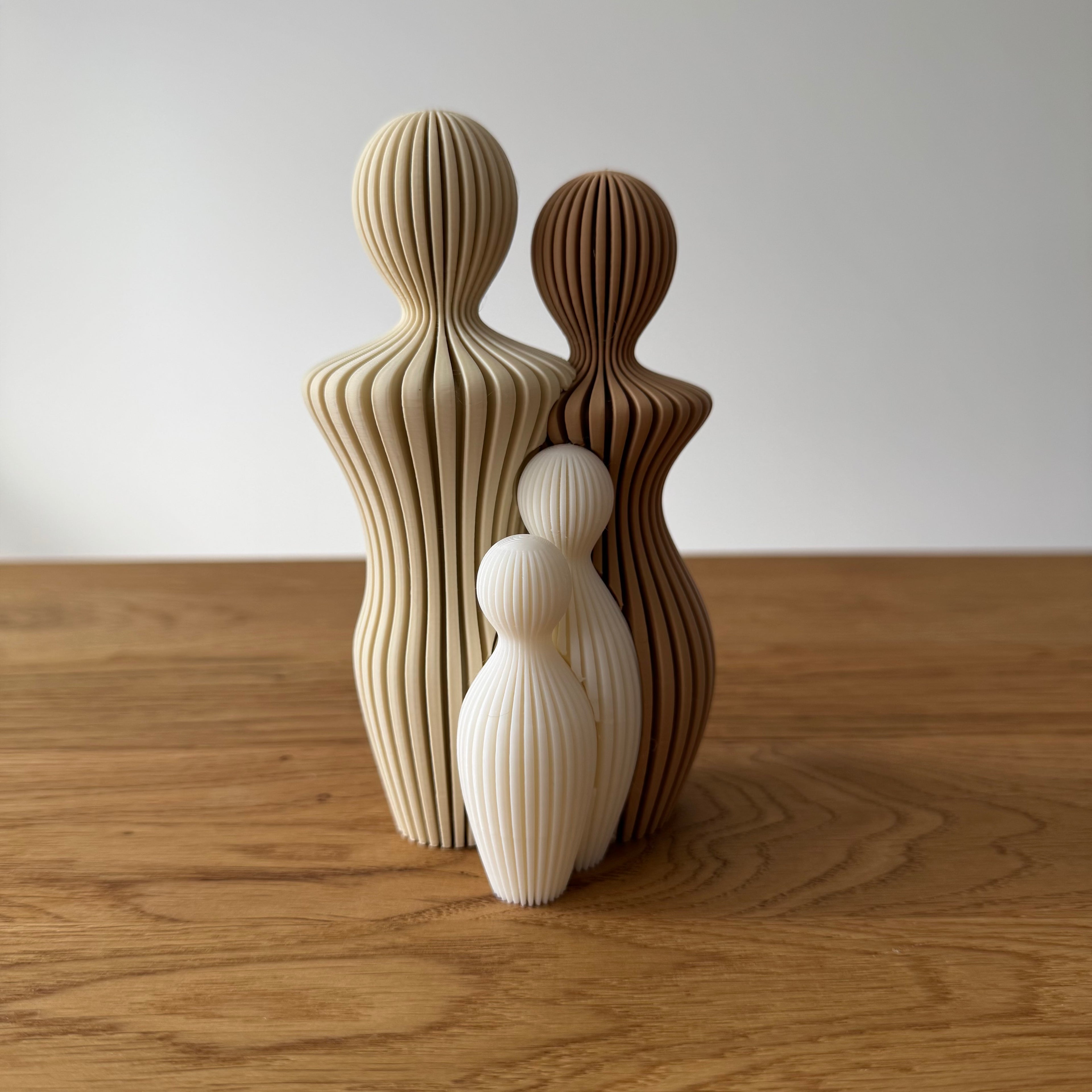 Figuren - Familie mit 1-4 Kindern