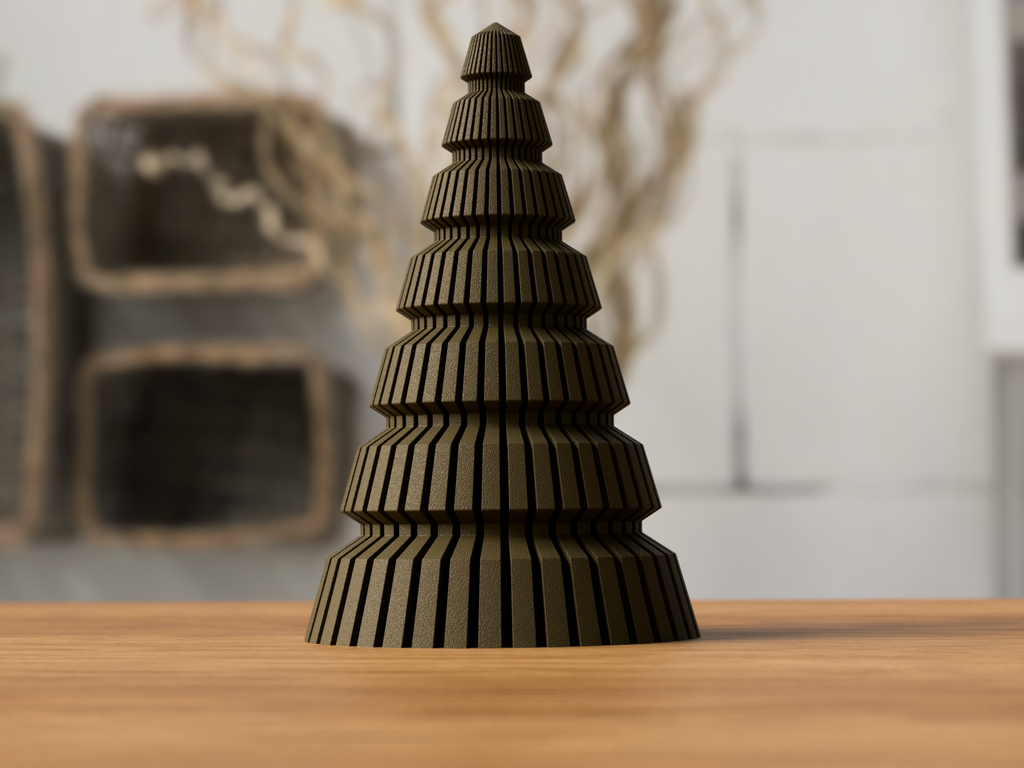 Weihnachtsbaum Japandi Design