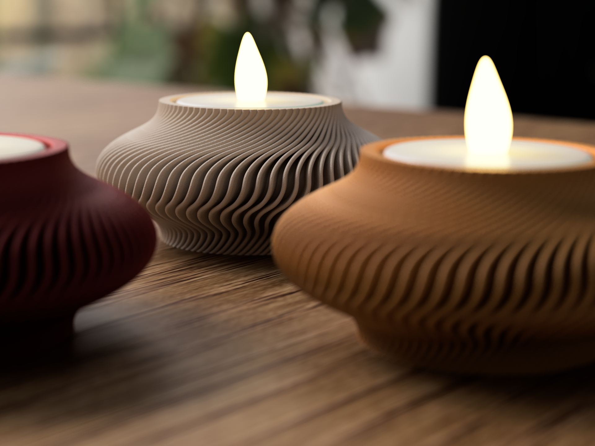 Teelicht-Halter im Turbinen Style