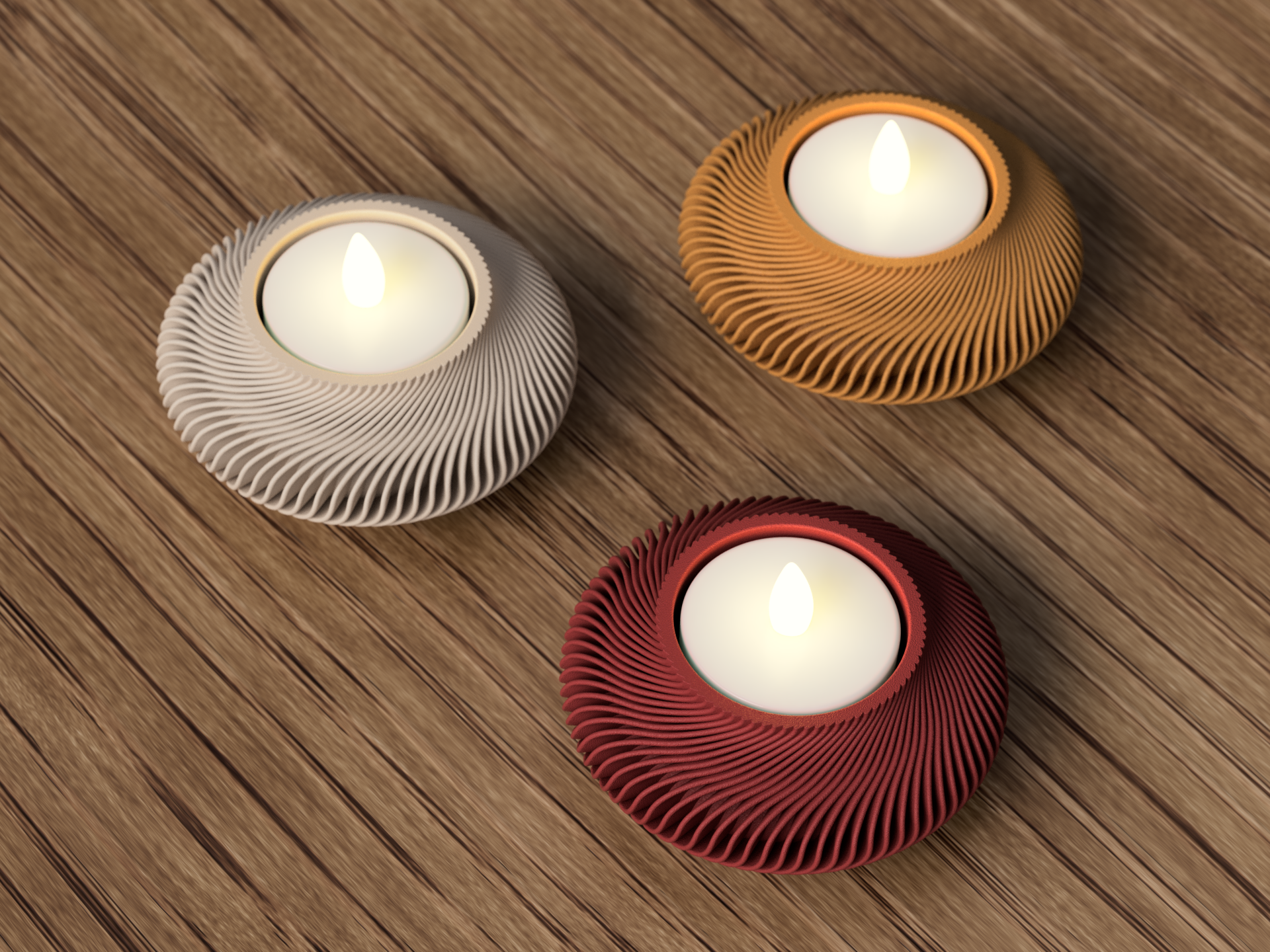 Teelicht-Halter im Turbinen Style