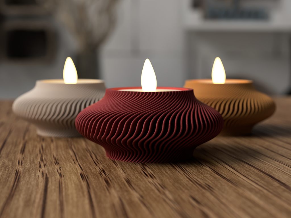 Teelicht-Halter im Turbinen Style